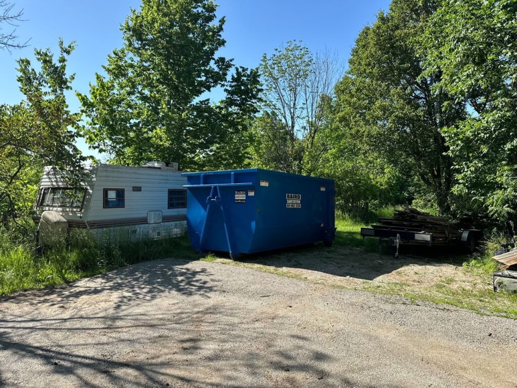 15 yd dumpster rented in Columbia, MO